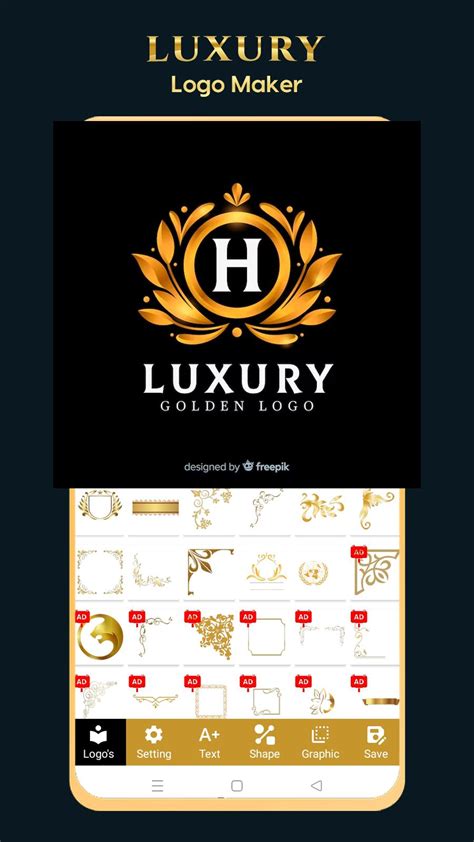 Luxury logo maker mod apk. 1. Simply choose from over 100+ customizable creat...