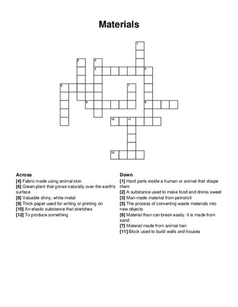 Luxury sheet material - crossword puzzle clues & answers - Dan …