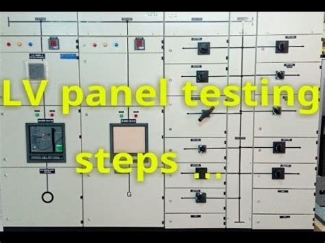 Lv panel testing procedure pdf.  Learn the fundamental procedures and requirements for e...
