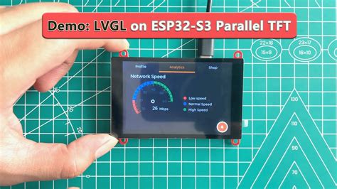 Lvgl driver example.  ESP32-S3 driver for ST7796S display with LVGL gra...