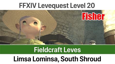 Lvl 20 leves ffxiv. Leatherworker Level 15 to 50 via Levequests. This method will get you from 15-50 using HQ turn-ins for Levequests. Also included are all mats needed for the Leatherworker class quests from 1-50 and mats needed for crafting the Leatherworker specific level 50 gear (jewelry and waist not included as they are not class specific). 