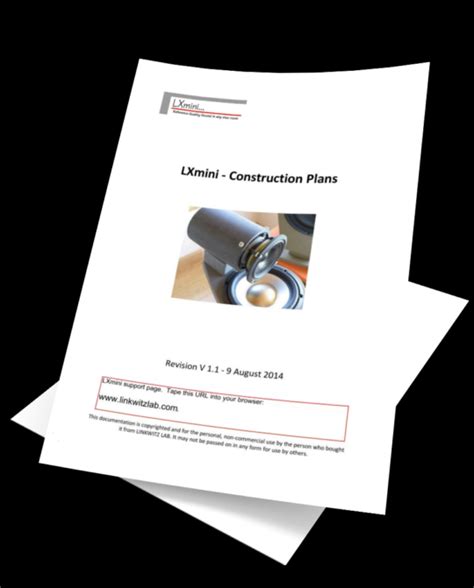 Lxmini construction plans pdf.  Have fun! Linkwitz&reg; Lab LX Construction Plans (LXmini, LX521...