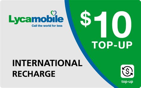 Recharge Lycamobile USA Plans Refill call credit & data from $10 to $100 Receive your mobile top-up code instantly by email More than 23 safe payment methods. 