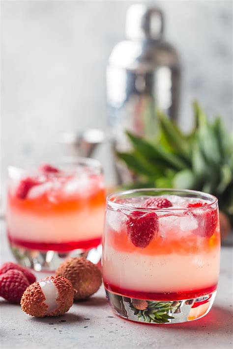 Lychee cocktail. This light, refreshing and easy cocktail is a riff on the Hugo Spritz, giving the same herbal notes, with a lychee liqueur twist. The cocktail comes out bright, perfectly balanced, with just a touch of lime to counter any overpowering sweetness. 
