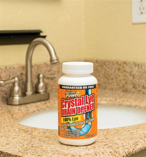 Lye drain cleaner. Roebic lye, also known as Roebic Professional Strength Crystal Drain Opener, or Roebic Crystal Drain Opener, is an industrial-strength drain cleaner marketed for commercial use.¹ Labelled as 100 percent lye (also known as sodium hydroxide, caustic soda, or NaOH), this product eats away at clogged … 