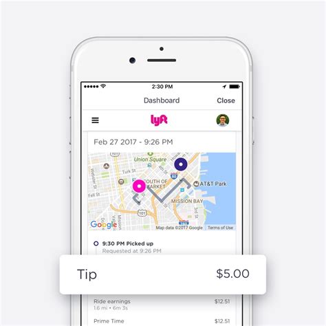 Lyft Check in your app!