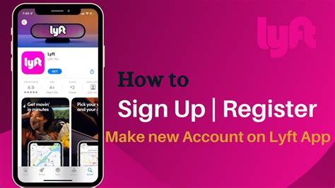 For creating an account and getting ride confi