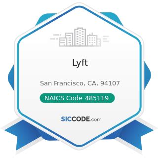 Lyft naics code. Find Matching Businesses for lyft-aerial from 15 Million Business Records. Menu Close SIC Codes. SIC Codes SIC Code ... SIC vs NAICS Codes Business List By NAICS Code Why Do I Need a NAICS Code. Code Systems. Industry Codes. SIC NAICS Extended SIC ISIC (International) NACE UKSIC ANZSIC SCIAN Français SCIAN Español. 