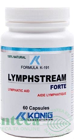 Lymphstream forte 60cps - Konig, pret 110,2 lei - Planteea