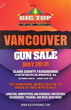 Lynden gun show. Big Top brings you the best gun sales in Washington State. Our sales feature sporting, competition, and personal safety items as well as accessories, train. PNW Lynden Gun Sale 2025 is held in Lynden WA, United States, 2025/2 in Northwest Washington Fairgrounds. 