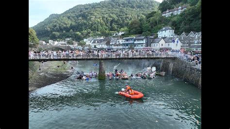 Lynmouth raft race 27th Aug 2024 - YouTube