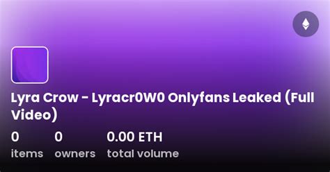 Lyracrow onlyfans leaked. OnlyFans is the social platform revolutionizing creator and fan connections. The site is inclusive of artists and content creators from all genres and allows them to monetize their … 