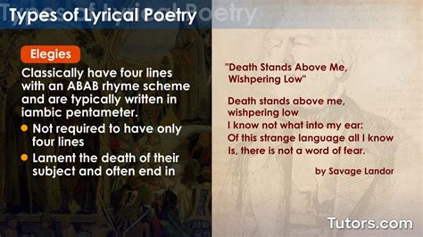 Lyrical Poems: Types & Examples - Video & Lesson …