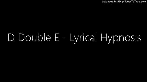 Lyrical hypnosis. Things To Know About Lyrical hypnosis. 