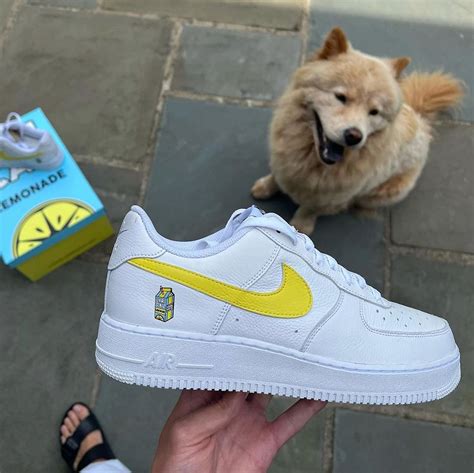 These Nike Air Force 1 Lows have classic crisp white uppers with Lyrical Lemonade embellishments. The soon-to-be-released Lyrical Lemonade x Nike Air Force 1 Low sneaker edition is scheduled to .... 