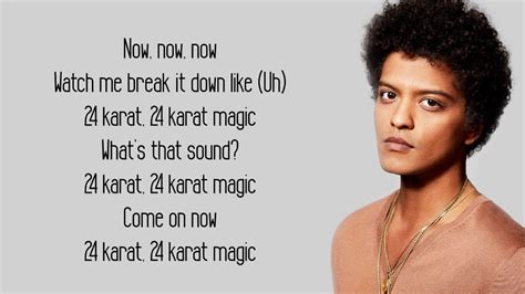Lyrics for 24k magic. The official live performance of Bruno Mars' "24K Magic" from the album '24K Magic' at the Victoria’s Secret 2016 Fashion Show. 🔔 Subscribe for the latest o... 