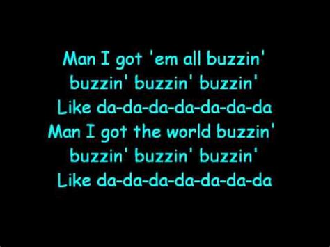 Lyrics for Buzzin