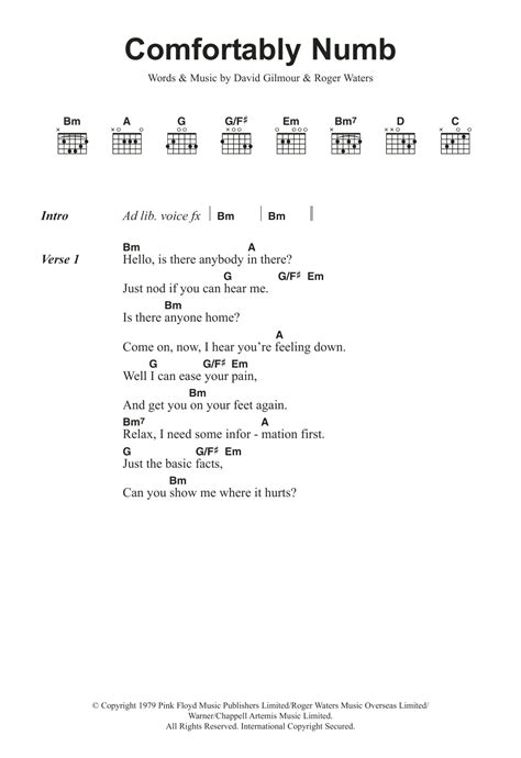 Lyrics for comfortably numb. Things To Know About Lyrics for comfortably numb. 
