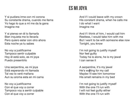 Lyrics in spanish translation to english. Things To Know About Lyrics in spanish translation to english. 