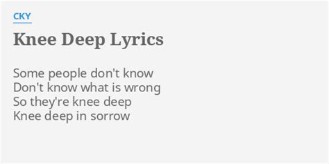 Lyrics knee deep. Things To Know About Lyrics knee deep. 
