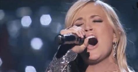 Carrie Underwood has a wonderful voice, and singing this song really brings out the power of the song and truly a feast to the ears. *All rights reserved to .... 