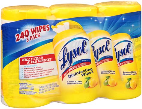 Lysol Disinfecting Wipes Value Pack, Lemon and …