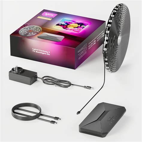Lytmi fantasy 3. Lytmi Fantasy 3 TV Backlight Kit HDMI 2.1 with Sync Box Wi-Fi Backlight for 65~70 inch 8K 60Hz TV Color Sync Lights Compatible with Alexa & Google Assistant, App Control, Music Sync ... Lytmi 3-in-1 LED Desk/Task/Ambient Lamp, Architect Swing Arm Lamp, CRI 95, Eye Caring, 360° Rotatable, Modern Industrial Lamp for Home Office, Dimmable … 