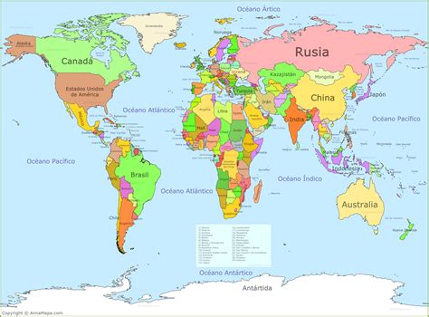 Mapas de los Países del Mundo Políticos Físicos Mudos Con Nombres Para Imprimir y Colorear Imágenes del Mapas de los Estados Mundiales Online. 