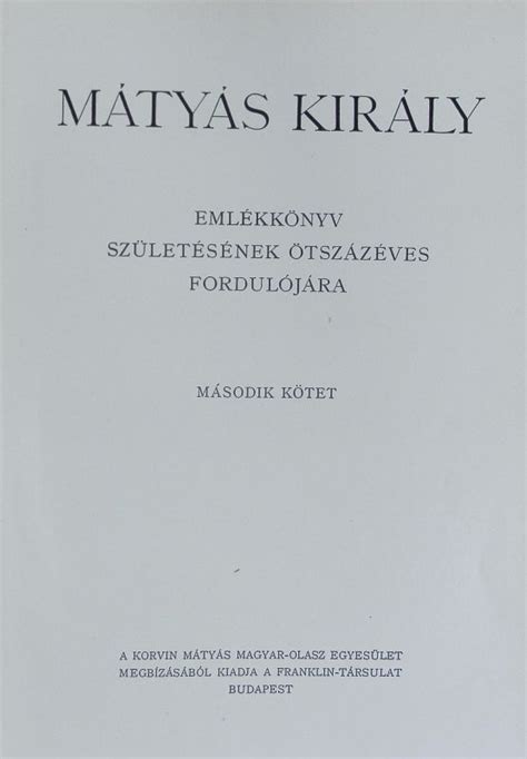 Mätyas király emlékkönyv születésének ötszázéves fordulójára. - Ge profile side by side service manual.