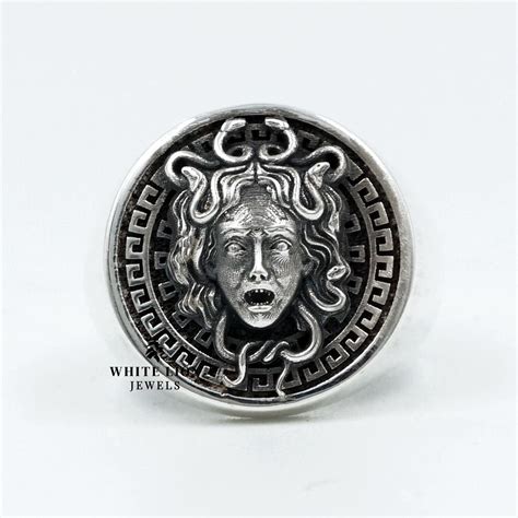 Méduse Gorgon Déesse Relief Grec Mythologie Pendentif 925 …