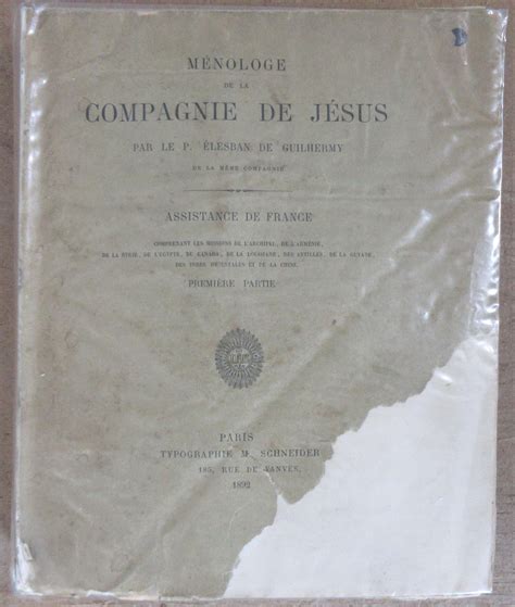 Ménologe de la compagnie de jésus. - Libro devotissimo, et spiritvale, de' frvtti della lingva..
