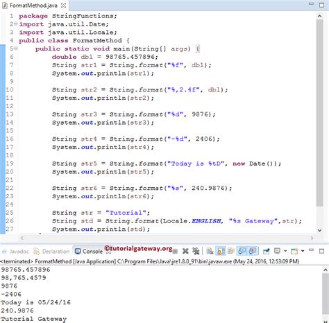 Método de Java String format() explicado con ejemplos