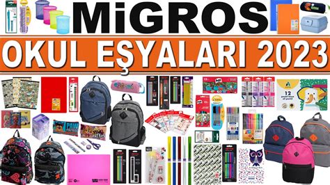 MİGROS OKUL EŞYALARI 2023 MİGROS.