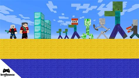 MİNECRAFT DEV ZOMBİ SALDIRILARI KALE YAPI SAVUNMASI.