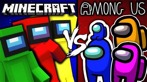 MİNECRAFT VS AMONG US YouTube.