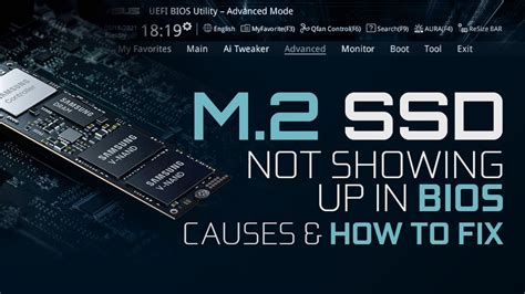 M 2 not showing up in bios asus. .  ...
