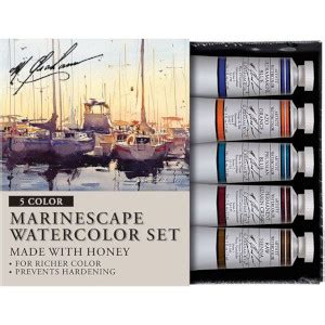 M Graham Watercolour Artist Paints Lawrence Art Supplies