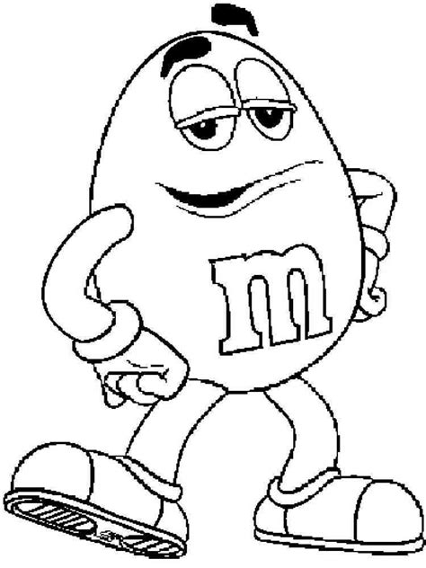 M M Coloring Pages