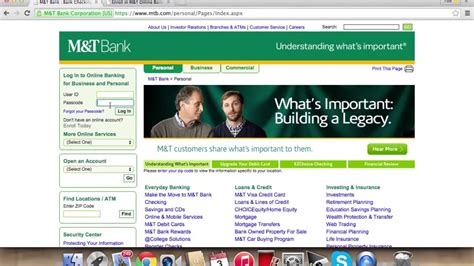M and t bank web banking. Bank to Bank Transfers, available through Online Banking, provides the convenience to schedule money transfers between your M&T personal deposit account (checking, savings or money market) and a personal deposit account you have at another financial institution in the United States. The combined limit for inbound and outbound transfers is ... 