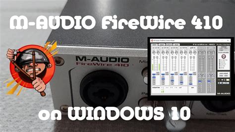 M-AUDIO FireWire 410 on Windows10! - YouTube