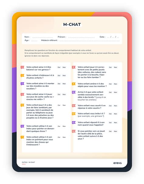 M-CHAT Outils d