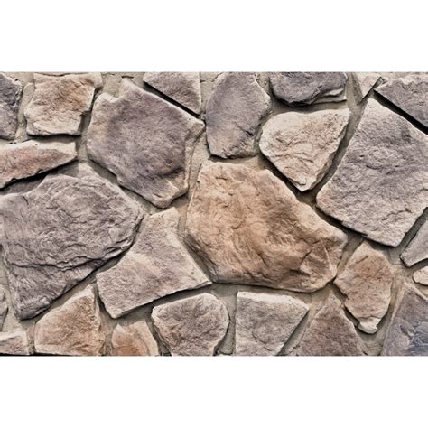 M-Rock Woodland Field 48-sq ft Brown Stone Veneer - Lowes