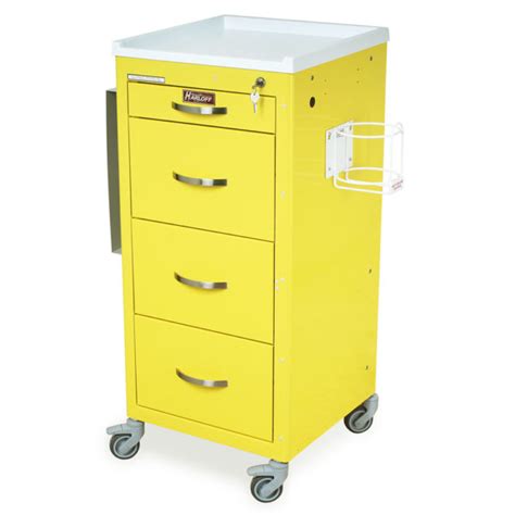 M-Series Tall PPE Isolation Cart, Mini Width, Four Drawers ... - Harloff