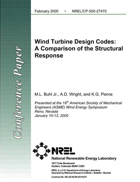 M. Buhl, Jr. - NREL