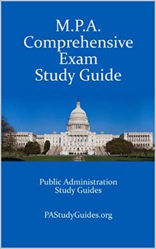 M.P.A. Comprehensive Exam Study Guide