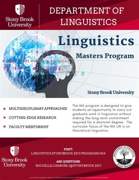 The MA in linguistics (General degree) offers students broad training in all core areas of the discipline. Our MA program prepare students for challenging ...