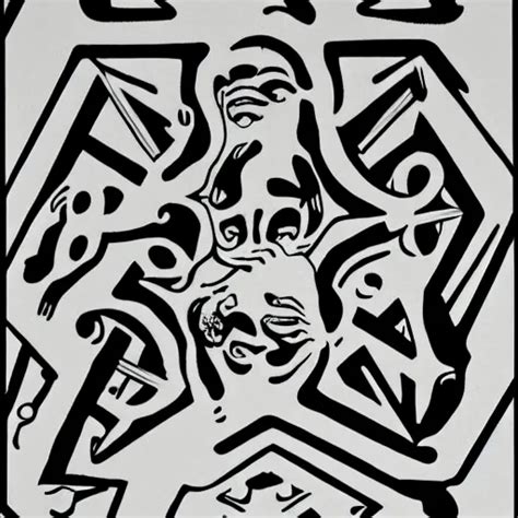 M.c. escher stencil