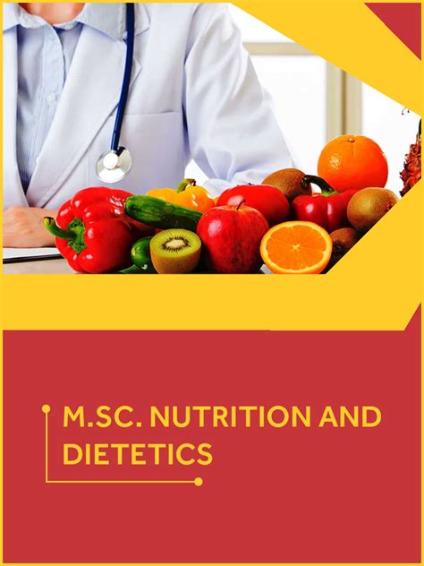 M.sc in nutrition and dietetics. MSc. Study Level. Masters. Study Mode. Online. The Master of Science degree in Nutrition, Healthspan and Longevity is a Coordinated Program (CP) in Nutrition and Dietetics. The program received candidacy for accreditation from the Accreditation Council for Education in Nutrition and Dietetics (ACEND) in 2015. The program can be completed in two ... 