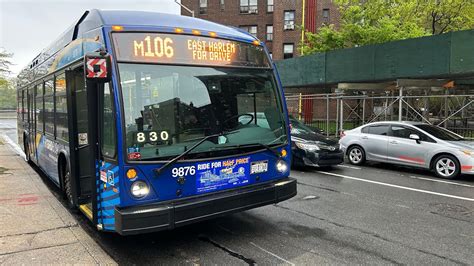 TIP: Enter an intersection, bus route or bus stop code. Route: M106 East Harlem - West Side. via 96th St / E 106th St Crosstown. Choose your direction:.