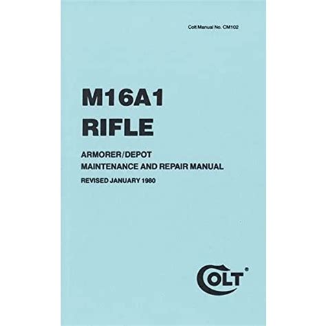 M16a1 rifle repair and maintenance manual. - Manual de tecnicas de modificacion y terapia de conducta coleccion.